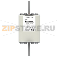 Предохранитель, 400 A, AC 690 В, 200 кА, DIN 1, 52x66x135 мм, gR, DIN, IEC Eaton FUSE 400A 690V