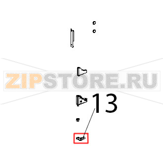Cerniera inox vetro interno Unox XBC 815G Cerniera inox vetro interno Unox XBC 815GЗапчасть на деталировке под номером: 13