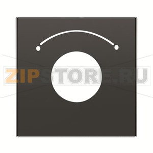Накладка для выключателя с ключом, чёрный бархат ABB 2CLA855300A1501 