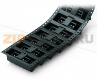 MCS MICRO Вилка под пайку THR; 0.8 x 0.8 mm solder pin; прямые; 100% защита от неправильного подсоединения; упаковка в ленте на бобине; Шаг контактов 2,5 мм; 10-пол.; черные Wago 733-340/105-604/997-446