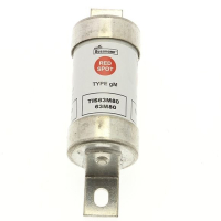 Предохранитель, 63 A, AC 660 В, DC 460 В, 80 кА, BS88/A3, 22x86 мм, gL/gG, BS Eaton 63A 660V AC/