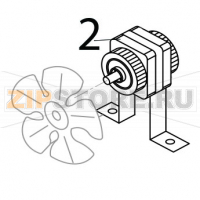 Мотор вентилятора воздушный 220/240V 50 Hz Brema C 80