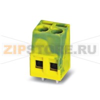 Клеммы для печатного монтажа Phoenix Contact MKDS 1,5/ 2-B-5,08 GNYE