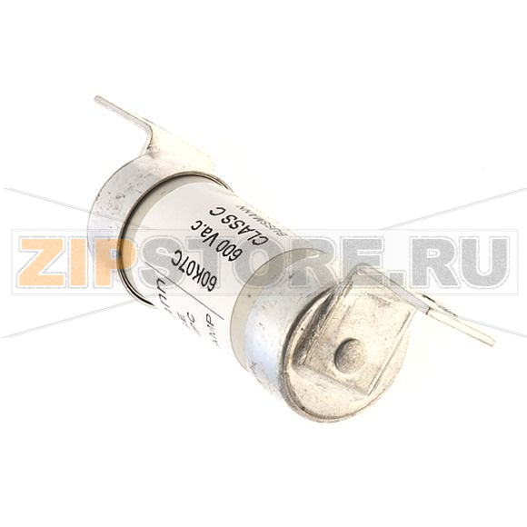 Предохранитель, 60 A, AC 600 В, DC 250 В, 200 кА, HRCII-C, 22x87 мм, CSA Eaton 60A 600V AC BRUSH 