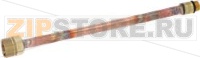 Copper pipe L. 18cm M10x1 with conn. OT