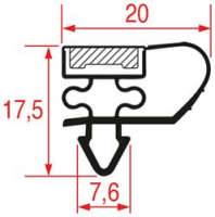 SNAP-IN GASKET 500x400 mm
