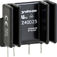 Реле твердотельное 25 А, 280 В/AC, 1 шт Crydom PF240D25