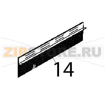 Guarnizione porta-carrello H140.3 Unox XBC 1005E Guarnizione porta-carrello H140.3 Unox XBC 1005EЗапчасть на деталировке под номером: 14