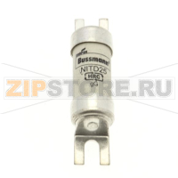 Предохранитель, 25 A, AC 550 В, 80 кА, BS88/A1, 14x55 мм, gL/gG, BS Eaton 25AMP 550V AC BS88 FUSE
