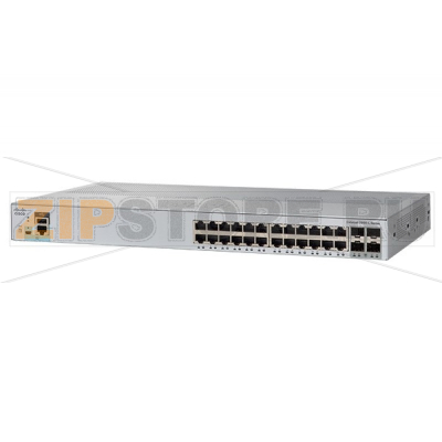 Коммутатор 24xGE (PoE), 4x1G SFP, LAN Lite Cisco WS-C2960L-24PS-LL 