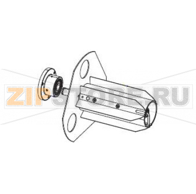 Шпиндель подмотки Zebra ZT510 Шпиндель подмотки Zebra ZT510Запчасть на сборочном чертеже под номером: 9Количество запчастей в устройстве: 1Название запчасти Zebra на английском языке: Replacement Media Rewind Spindle (includes bearing)