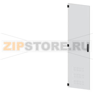 SIVACON, door, left, ventilated, IP40, H: 2000 mm, W: 500 mm, RAL 7035, Protection class 1 Siemens 8MF1050-2UT15-2BA2 