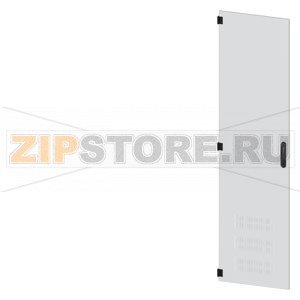 SIVACON, door, left, ventilated, IP40, H: 2000 mm, W: 500 mm, RAL 7035, Protection class 1 Siemens 8MF1050-2UT15-2BA2 