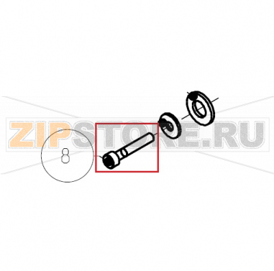 Rosetta 5x15 Zn UNI 9021 Imesa ES 10                               Rosetta 5x15 Zn UNI 9021 Imesa ES 10Запчасть на сборочном чертеже под номером: 8Название запчасти на итальянском языке: Rosetta 5x15 Zn UNI 9021 Imesa ES 10