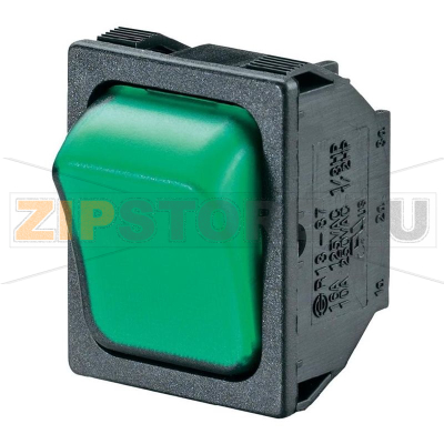 Переключатель клавишный 250 В/AC, 10 А, 1 x вкл/вкл, 1 шт SCI R13-87BC-02 