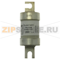 Предохранитель, 200 A, AC 660 В, DC 400 В, 80 кА, BS88, 38x120 мм, gL/gG, BS, 94 мм Eaton 200A IND