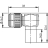 Разъем TNC, 50 Ом, 1 шт Telegärtner J01010A0066 - Разъем TNC, 50 Ом, 1 шт Telegärtner J01010A0066