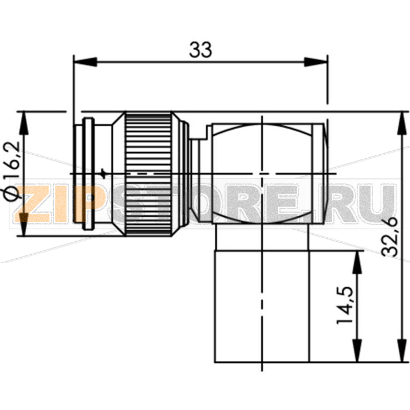Разъем TNC, 50 Ом, 1 шт Telegärtner J01010A0066 
