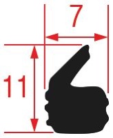 ПРОКЛАДКА-КРЫШКИ 2048 ММ