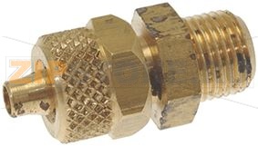 ПРЯМОЙ ШТУЦЕР Ø 1/8&quot;M - ТРУБКА Ø 4Х6 ММ 