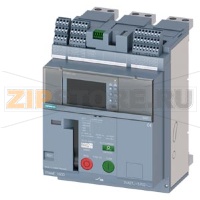 fixed-mounted molded case circuit breaker frame 1600; with RTC and 4AUX trip alarm switch S24; Icu "M" Icu=55kA @ 415V, 3-pole ETU660, LSIG, In=1250A display, meas., comm. function Ir=500...1250A Isd=0.6...10xIn, Ii=1.5...15xIn N conductor protec. adjusta