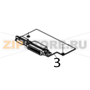 Assembly of GPIO applicator interface with DB15F connector +5V I/O TSC PEX-1160 Assembly of GPIO applicator interface with DB15F connector +5V I/O TSC PEX-1160Запчасть на деталировке под номером: 3