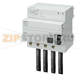 ДИФФЕРЕНЦИАЛЬНЫЙ БЛОК ДЛЯ АВТОМАТИЧЕСКОГО ВЫКЛЮЧАТЕЛЯ ТИП=А Iном.=80/100А 4-ПОЛЮСНОЕ Iодн.=0,3А Uном.=400В АС  УСТ. ГЛУБИНА=70 ММ Siemens 5SM2647-6 
