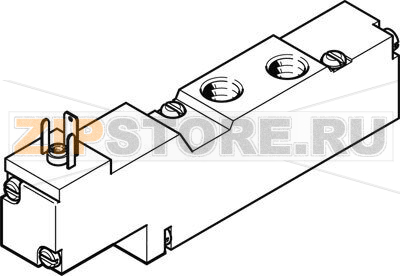 Распределитель с электроуправлением Festo MEBH-5/2-1/8-P-B 