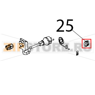 Morsettiera a pettine Unox XL 133 Morsettiera a pettine Unox XL 133Запчасть на деталировке под номером: 25