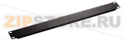 Hyperline BPV-0.5-RAL9005 Фальш-панель на 0.5U, цвет черный (RAL 9005) 