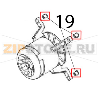 Bushing Angelo Po FM1221E1 Bushing Angelo Po FM1221E1Запчасть на деталировке под номером: 19