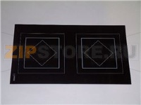 Ceran glass plate 298 x 518 mm***with ma