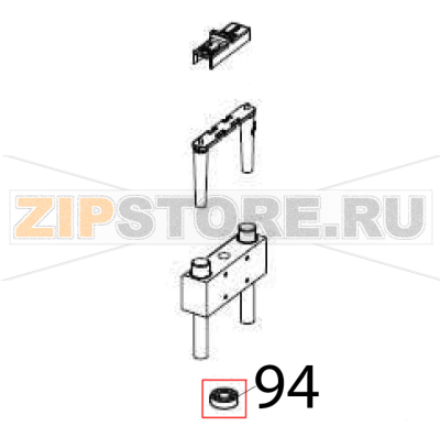 Radial ball-bearing Vema AP 2091 Radial ball-bearing Vema AP 2091Запчасть на деталировке под номером: 94