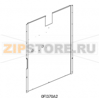 Задняя панель верхняя Unox XBC 1005