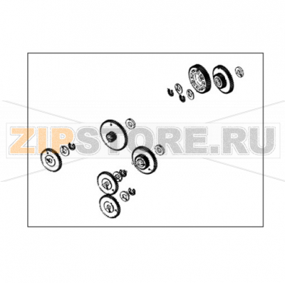 Шестерни приводные (комплект) Zebra KR403 Зубчатые колеса в комлекте Zebra KR403Количество запчастей в устройстве: 1Название запчасти Zebra на английском языке: Kit Drive Gears for Drive System