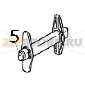 Label roller, MOQ 5 pcs TSC TTP-244 Pro Label roller, MOQ 5 pcs TSC TTP-244 ProЗапчасть на деталировке под номером: 5