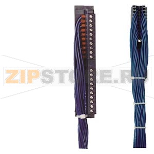 SIMATIC S7-300, ГИБКИЙ СОЕДИНИТЕЛЬ: ФРОНТ. СОЕДИНИТЕЛЬ 6ES7392-1AM00-0AA0 С ПОДКЛ. ЖГУТОМ 40 Х 0.5 MM.КВ ИЗОЛИРОВАННЫХ ПРОВОДОВ, ПРОМАРКИРОВАННЫЕ СВОБОДНЫЕ КОНЦЫ ЖГУТА, ДЛИНА ЖГУТА 2.5 М, 5 ШТУК Siemens 6ES7922-3BC50-5AC0 