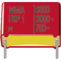 Конденсатор тонкопленочный 150 пФ, 63 В/DC, 5 %, 2.5 мм, 4.6x2.5x7 мм Wima FKP0С001500B00JN00