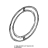 St. steel motor shaft sealing disc Unox XVC 055