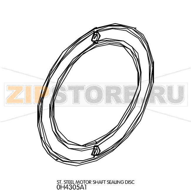Уплотнитель вала двигателя Unox XVC 055 Уплотнитель вала двигателя Unox XVC 055Запчасть на деталировке под номером: 11Название запчасти на английском языке: St. steel motor shaft sealing disc Unox XVC 055