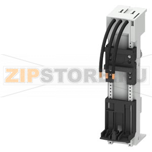 ШИННЫЙ АДАПТЕР S00/0, 25A, FOR 60MM BUSBAR SYSTEM 45X200MM LONG SPECIAL CABLES WELDED ON, AWG 12, 99 MM SPACER ENCLOSED MOUNTING RAIL SCREWED ON Siemens 8US1251-5DS10 