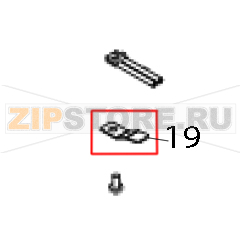 Gap sensor fixing plate, MOQ 5 pcs TSC TTP-323 Gap sensor fixing plate, MOQ 5 pcs TSC TTP-323Запчасть на деталировке под номером: 19