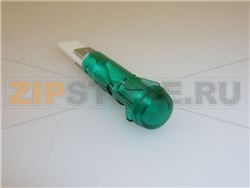 INDICATORE LUMINOSO NEON VERDE 230V 