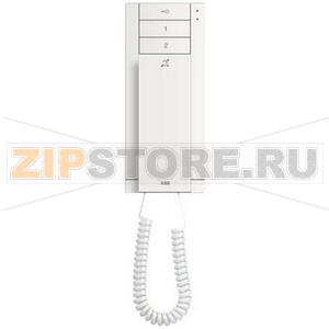 Видеопанель с трубкой и индукционной петлей, 3 кнопки ABB 2TMA070020W0062 