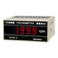 Тахометр цифровой, 3 разряда Autonics M4W-T-1