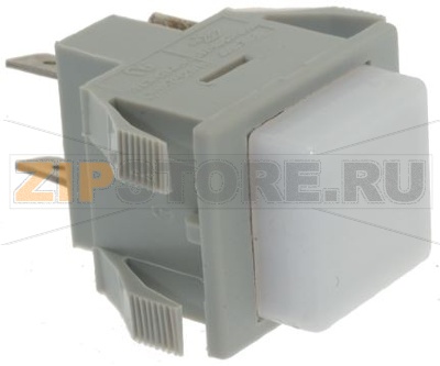 PULSANTE UNIPOLARE BIANCO LUMINOSO 220V 