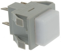 PULSANTE UNIPOLARE BIANCO LUMINOSO 220V