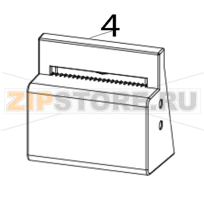 Автоотрезчик TSC TDP-324W Отрезчик (резак, нож) для принтера TSC TDP-324WЗапчасть на деталировке под номером: 4