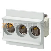 NEOZED ОСНОВАНИЕ ПЛАВКОЙ ВСТАВКИ КЕРАМИЧ. C ОТДЕЛЬНОЙ КРЫШКОЙ D02/63A 55ММ 3-ПОЛЮСН. ПОДСОЕДИНЕНИЕ: ЗАЩЕЛКИ УСТАНАВЛ. НА DIN-РЕЙКУ Siemens 5SG5653