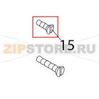 Slotted screw st.acidres. M5x16 DIN963 Bear Varimixer AR80 VL-1S